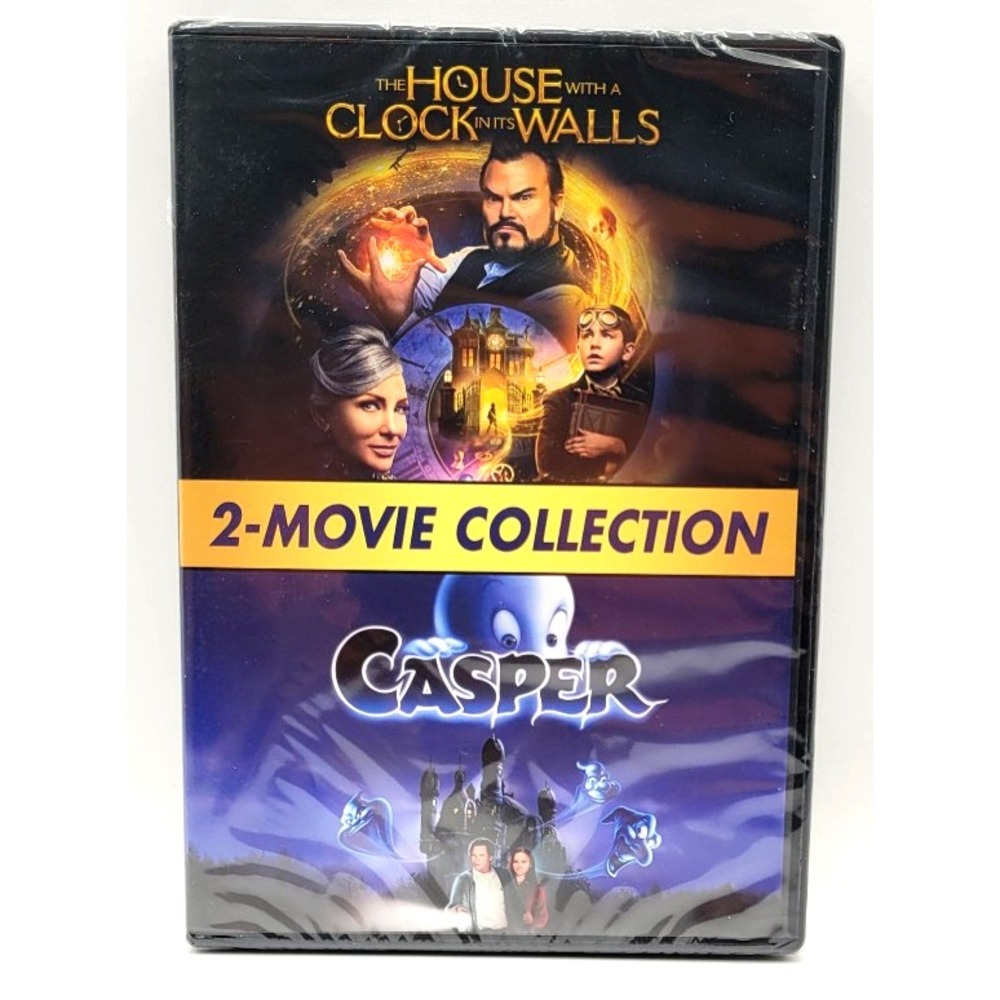 The House with a Clock in Its Walls / Casper DVD DOUBLE FEATURE FACTORY SEALED